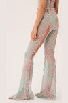 RUI Mesh Flared Pants RSS22WV02 Printed